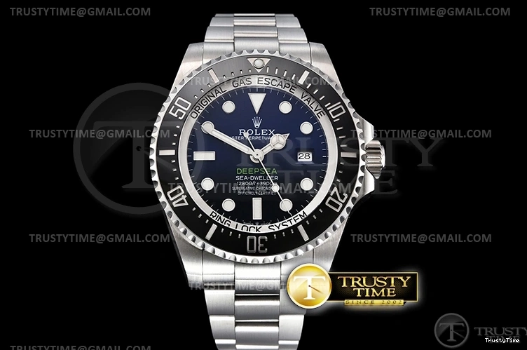 1210 Colorful ROLSD097A – Deep Sea Dweller Blue 126660 904L SS Noob V10 A 1019